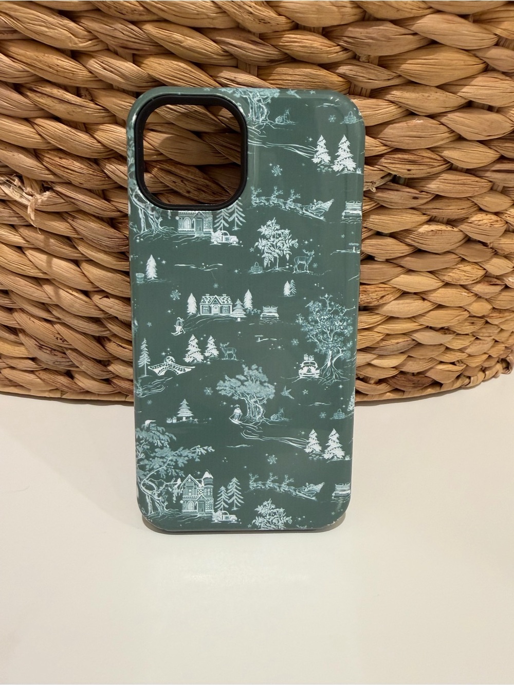 Casely Home for the Holidays Green Mountain Town Phone Case